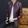Autumn Men's Jacket Spring and Autumn Jacket Korean Slim Youth Handsome Leather Jacket