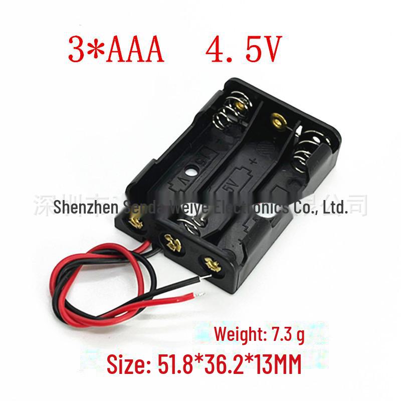 Батарейный отсек типа AAA с крышкой, переключателем и штифтом — вмещает 1/2/3/4/6/8 батареек, расположенных рядом.