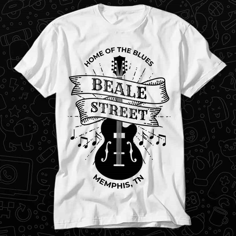 Футболка Beale Street Мемфис Теннесси Дом Блюза 370