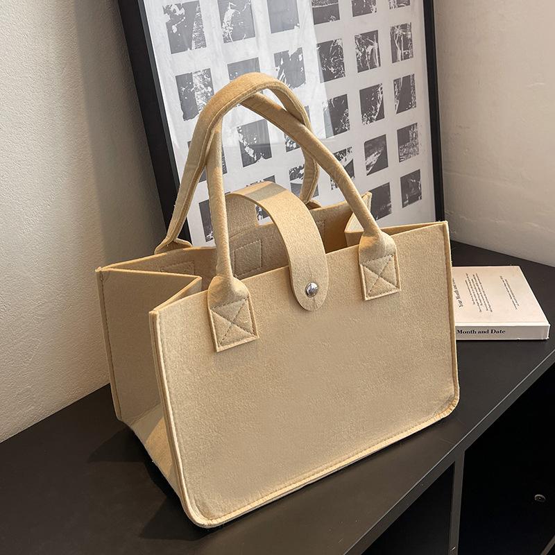 Универсальная чистая версия портативной фетровой сумки для свадебного сувенира, походная сумка для покупок большой вместимости