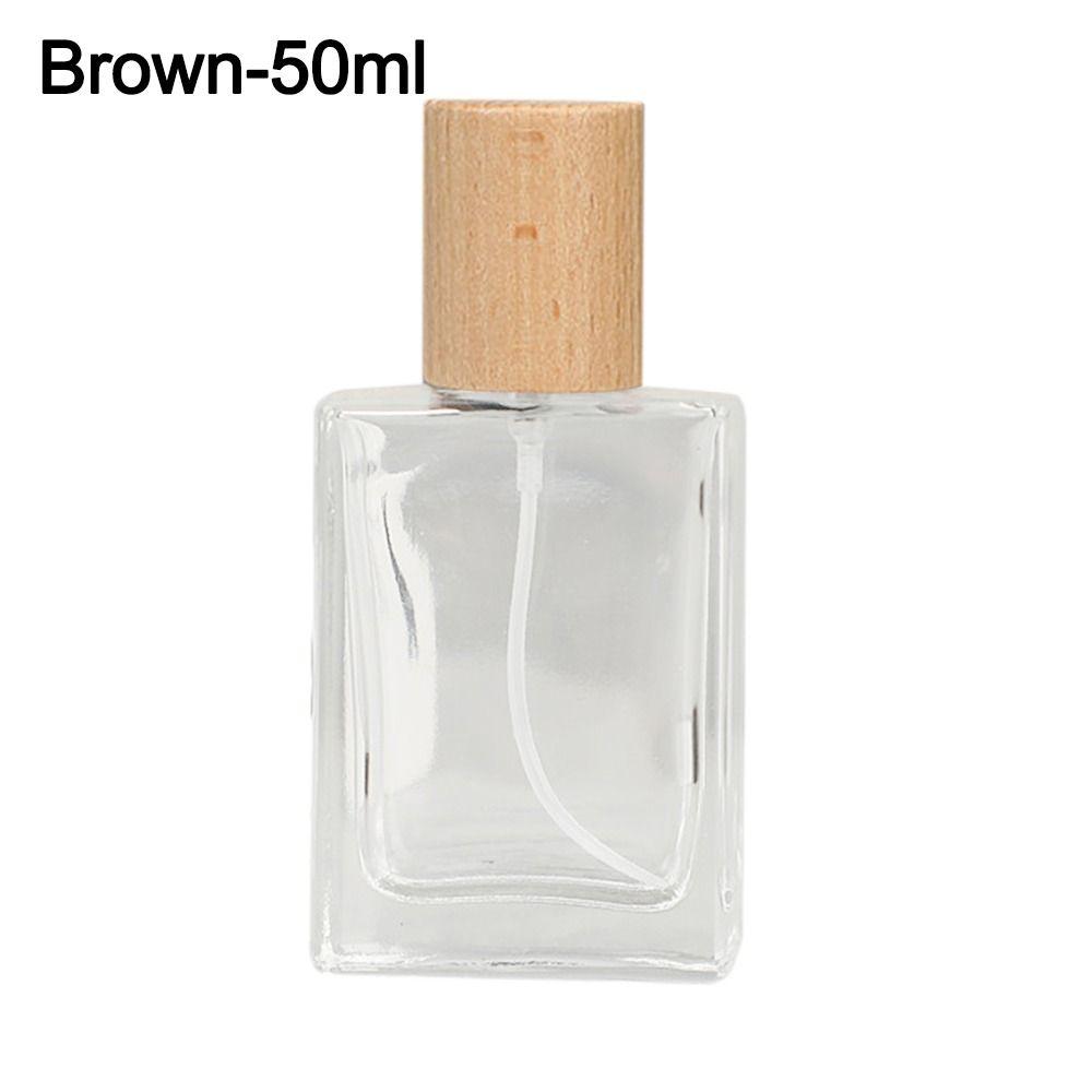 Glass Cosmetic Container 30/50ml Perfume Atomizer Bottle Portable Travel Sub-bottle Woman