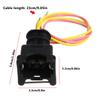 2 Pin Fuel Pump Plug Wire Harness Connector Fit For Webasto For Eberspacher Heater E14402 Air Diesel Heater Accessories