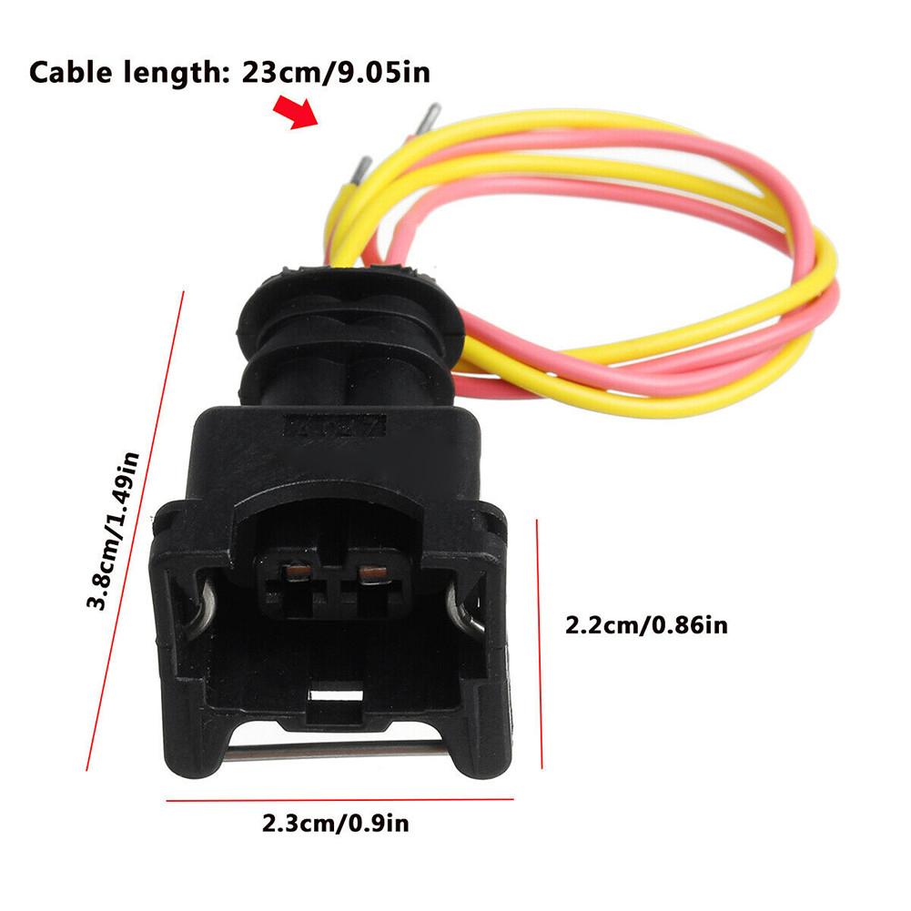 2 Pin Fuel Pump Plug Wire Harness Connector Fit For Webasto For Eberspacher Heater E14402 Air Diesel Heater Accessories