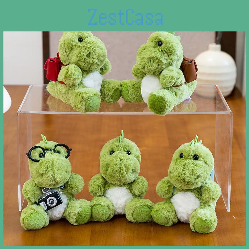 Ароматизированный плюшевый динозавр с мигающим светом камеры и декором в виде рюкзака для подарка