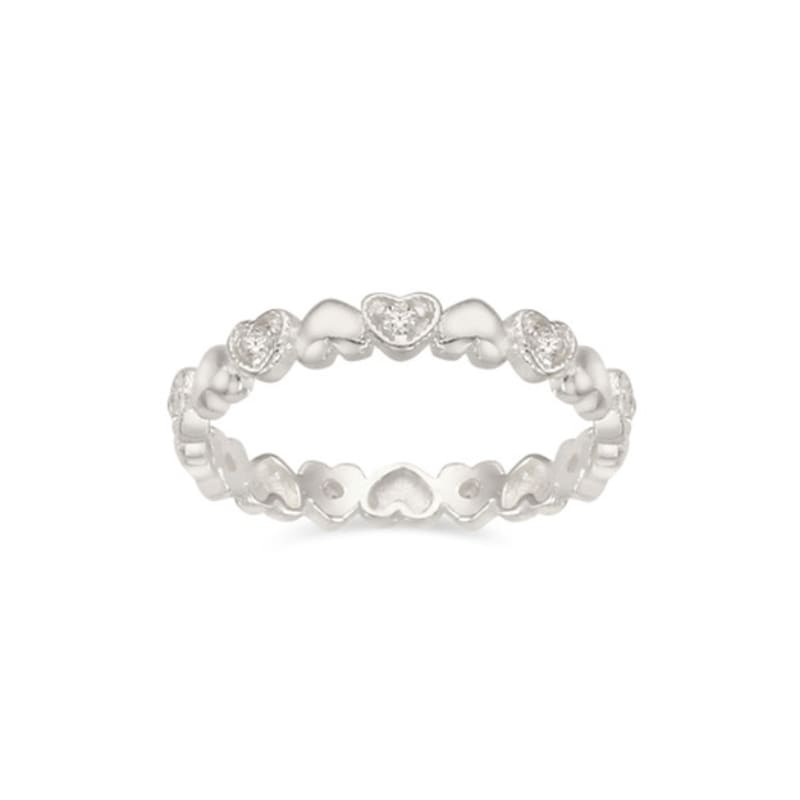 ENGBROX forever heart cubic ring