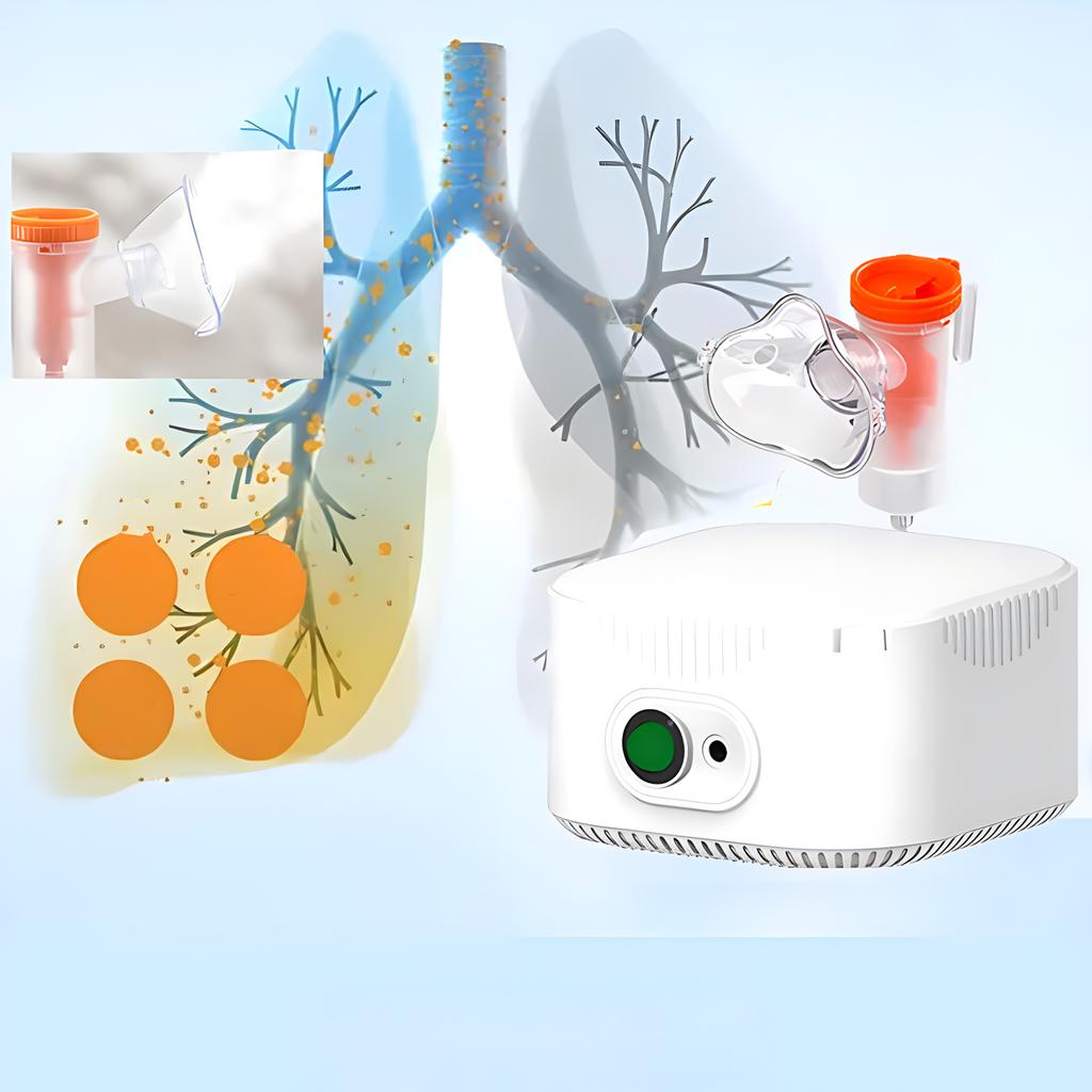 Portable Medical Air Compressor for Kids Adults Cough Atomizer Nebulizer Inhaler Determine Airway Inhale Humidifier Health Care