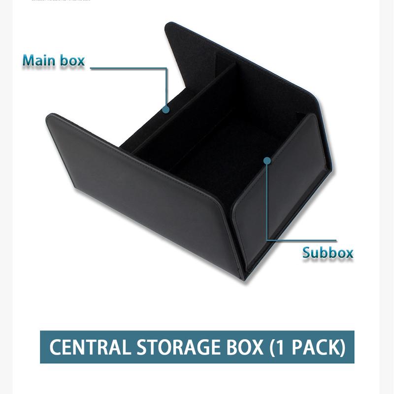 For Xpeng G6 PU Leather Car Lower Central Console Storage Box Organizer Holder Case Automobile Storager Car Storage Bag