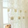 1 шт. LOZUJOJU Элегантная европейская вышитая трехмерная прозрачная штора высотой 260 см, тюль для гостиной, спальни, украшения окон, домашнего декора