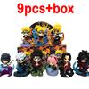 1-9pcs Naruto Blind box Q Version Figures PVC Anime Figurines Uzumaki Sasuke Itachi Kakashi Collectible Statue Decorative Gift