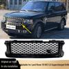 Совместимая передняя решетка радиатора для 2010 Range Rover Autobiography L322 5.0 Supercharged - Полностью черная, гальванизированная LR026103.