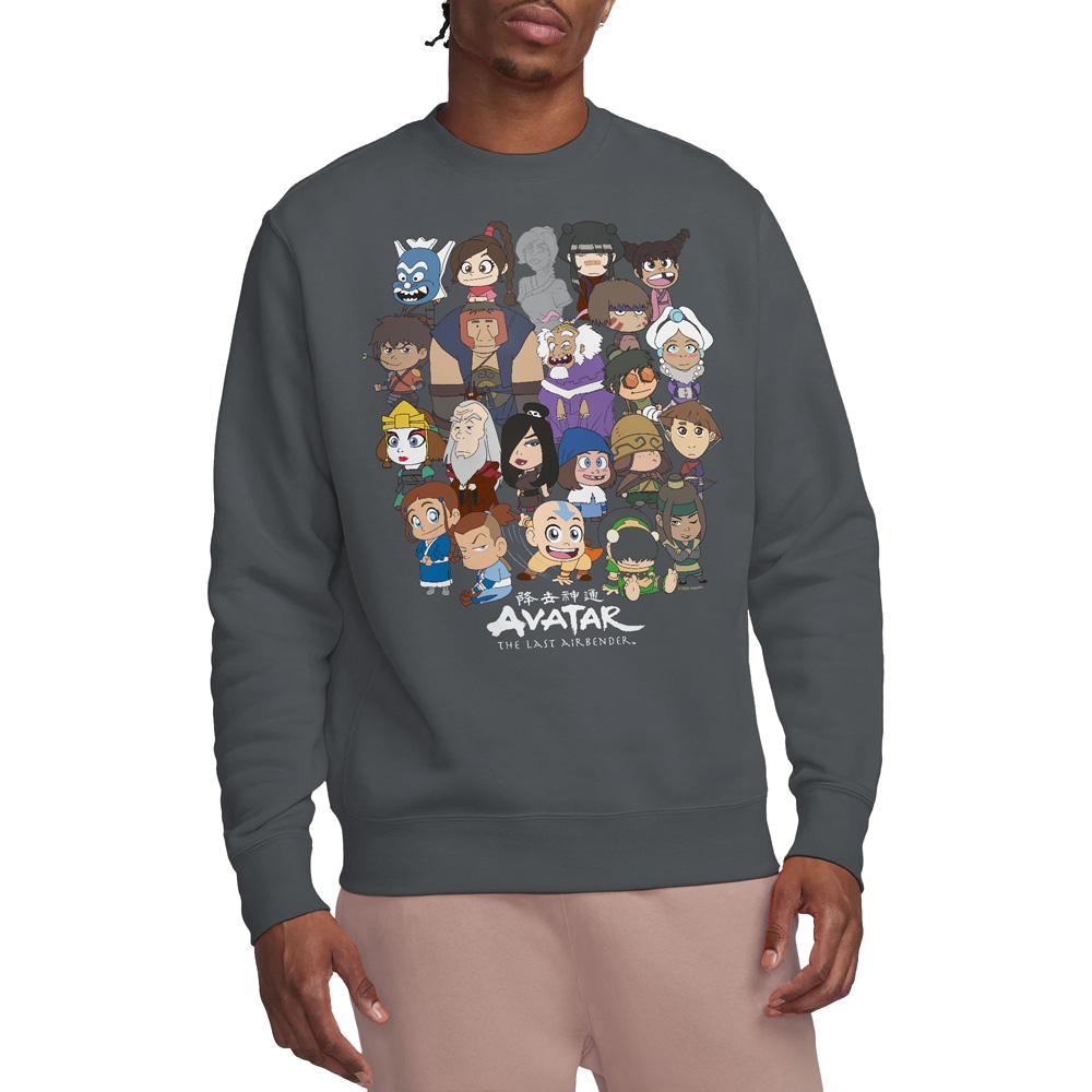 Avatar: The Last Airbender Unisex Adult Chibi Group Sweatshirt