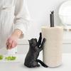 Yousheng Free Standing Cat Держатель для бумажных полотенец Прочная конструкция Держатель для бумажных полотенец на кухонную столешницу Забавный органайзер для бумаги в виде кота