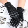 Hengyuanxiang Women's Sheepskin & Velvet Cycling Gloves