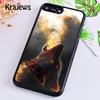 Krajews Animal Wolf Roar Phone Case Cover For iPhone 17 Air 16 15 14 plus 12 13 pro max coque Shell Fundas