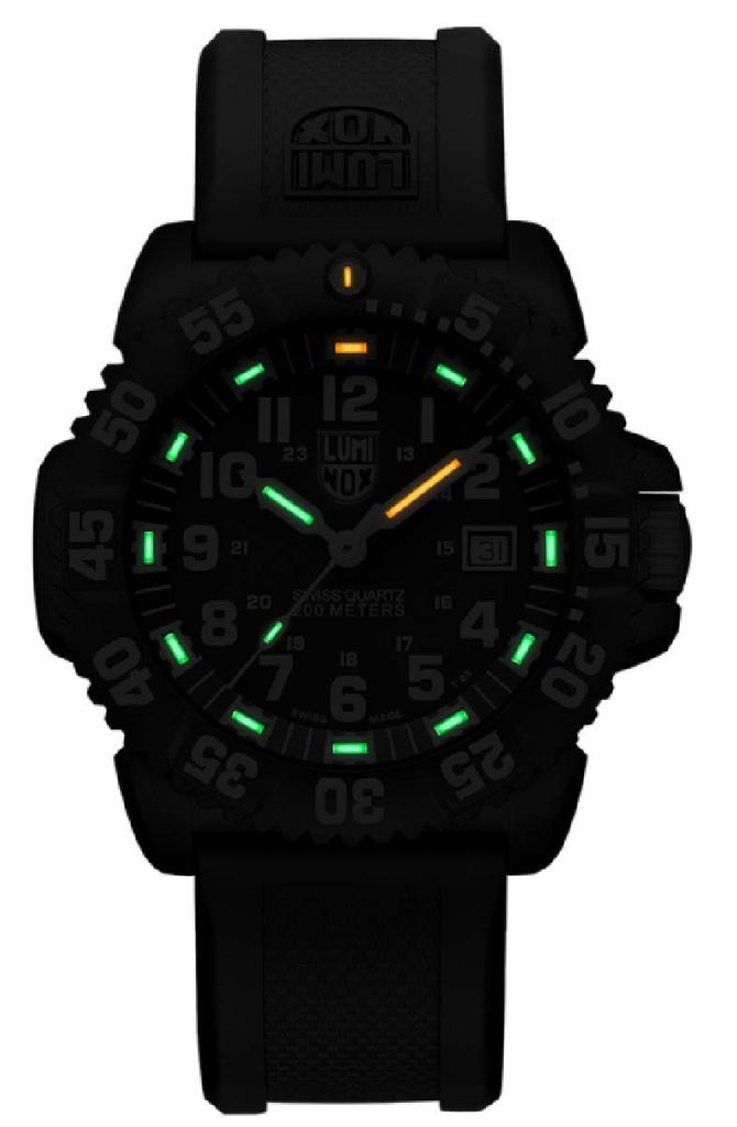 Luminox Часы LUMINOX NAVY SEALs DIVE WATCH 3050 COLORMARK SERIES Черный 3051 / Мужские (Морские котики) (белый) [Элемент]