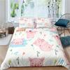 Cartoon Lovely Pig Duvet Cover Kawaii Animals Bedding Collection King Microfiber Farmhouse Wildlife Theme Comforter Cover Pillowcases
