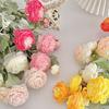 Yousheng Faux Ranunculus Asiaticus многоразовый искусственный цветок поддельный цветок ранункулюс для гостиной обеденный стол центральный элемент декор фермерского дома