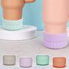 Plastic Water Protector Cup Bottom Water Bottle Protective Boot Sleeve with Non-slip Suction-Cup