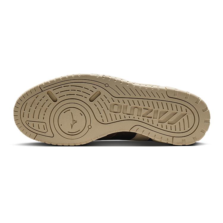 Mizuno Trendy Comfortable Non-Slip Wear-Resistant Low-Top Casual Shoes Unisex Casual Shoes Dark-Brown D1GH241401