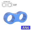 1PC Universal AN4 AN6 AN8 AN10 AN12 Aluminum Oil Fuel Water Hose Tube Separator Divider Clamp Aluminum Line Separator