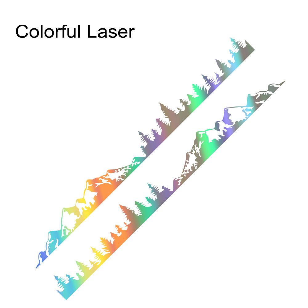 2PCS Car Side Door Stickers For Mercedes Benz Citan 109 Tuning Accessories Camper Van Mountain Graphics Vinyl Film