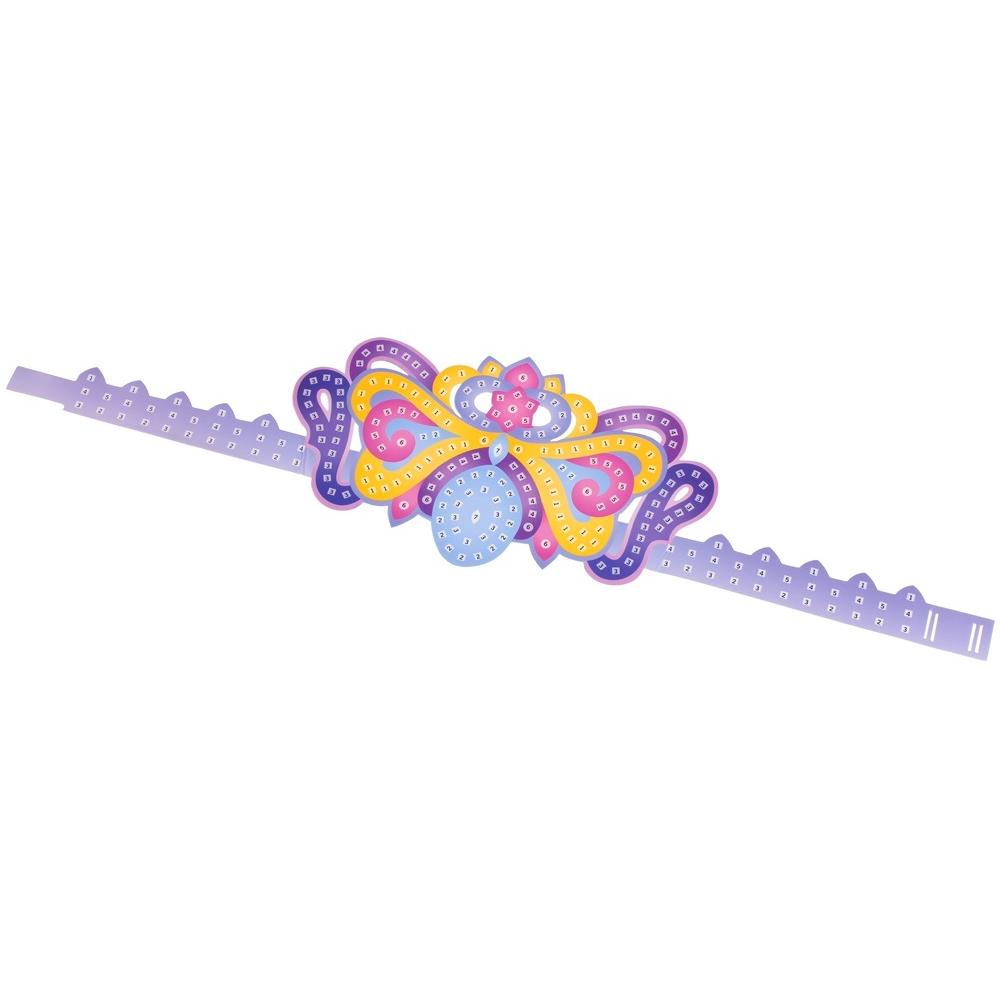 Creative Foam Mosaic Number Sticker Set Crown Tiara