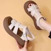 Retro Thick-soled Sandal Season's New Versatile Hollowed-out Casual Breathable Women's Shoes