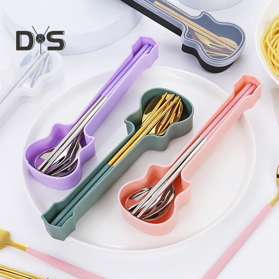 3 шт./компл. посуда, набор столовых приборов для пикника, пищевой маленький, высокопрочный, походная ложка, вилка, набор палочек для еды