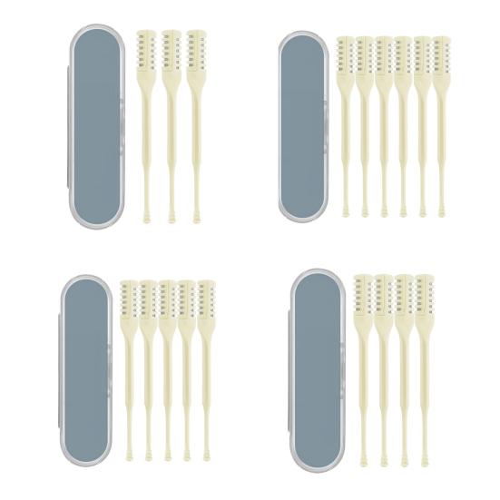 Набор для стрижки волос в носу и триммер для секущихся кончиков с вращением на 360 градусов, триммер для носа, пинцет, портативный ручной инструмент для удаления волос для мужчин и женщин