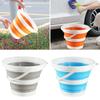 Portable Fishing Bucket Car Mounted Car Wash Bucket Multifunctional Foldable Water Bucket