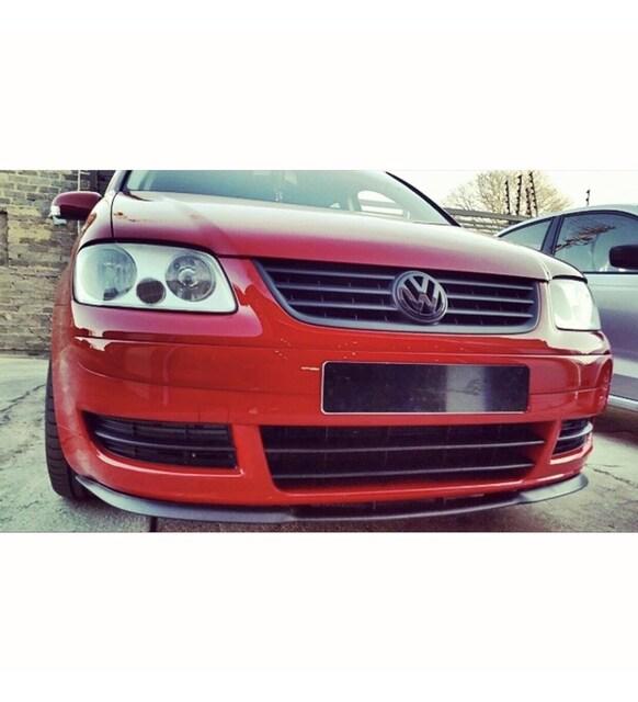 Передний бампер для Vw Volkswagen Touran и Sharan CUPRA R, евроспойлер, сплиттер для губ