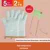 Heat-Resistant Silicone Oven Gloves: Anti-Scald, Non-Slip, Thickened for Baking and Steaming.