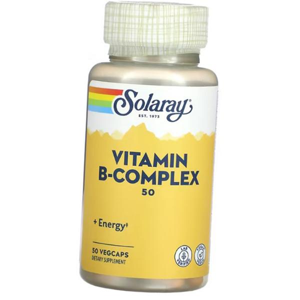 B Vitamins, Vitamin B-Complex 50, Solaray (36411089)