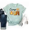 Camp Life T-shirt, Camping Life Shirt, Summer Tee, Summer Vacation Top, Nature Lover Gift, Adventure Lover Shirts, Camper Tee, Vacation Gift