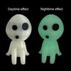 Светящаяся в темноте фигурка инопланетян, светящаяся миниатюрная статуэтка инопланетян, украшение для Хэллоуина, дома, офиса, настольное украшение, орнамент