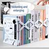 Металлическая складная подставка для книг и зажим-закладка в стиле Muji для настольного хранения