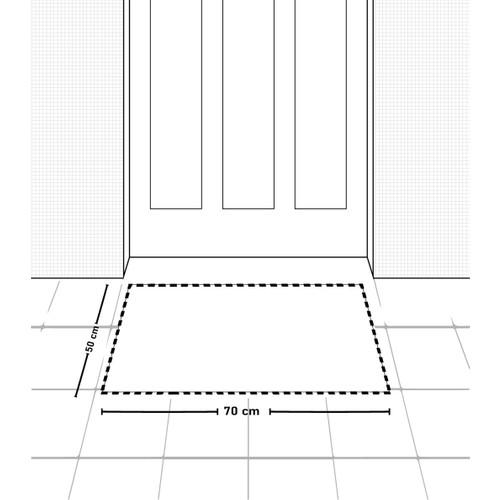 Wagonic Tropical Pattern Welcome Digital Printed 50X70CM Decorative Multi-Purpose Interior and Exterior Door Mat