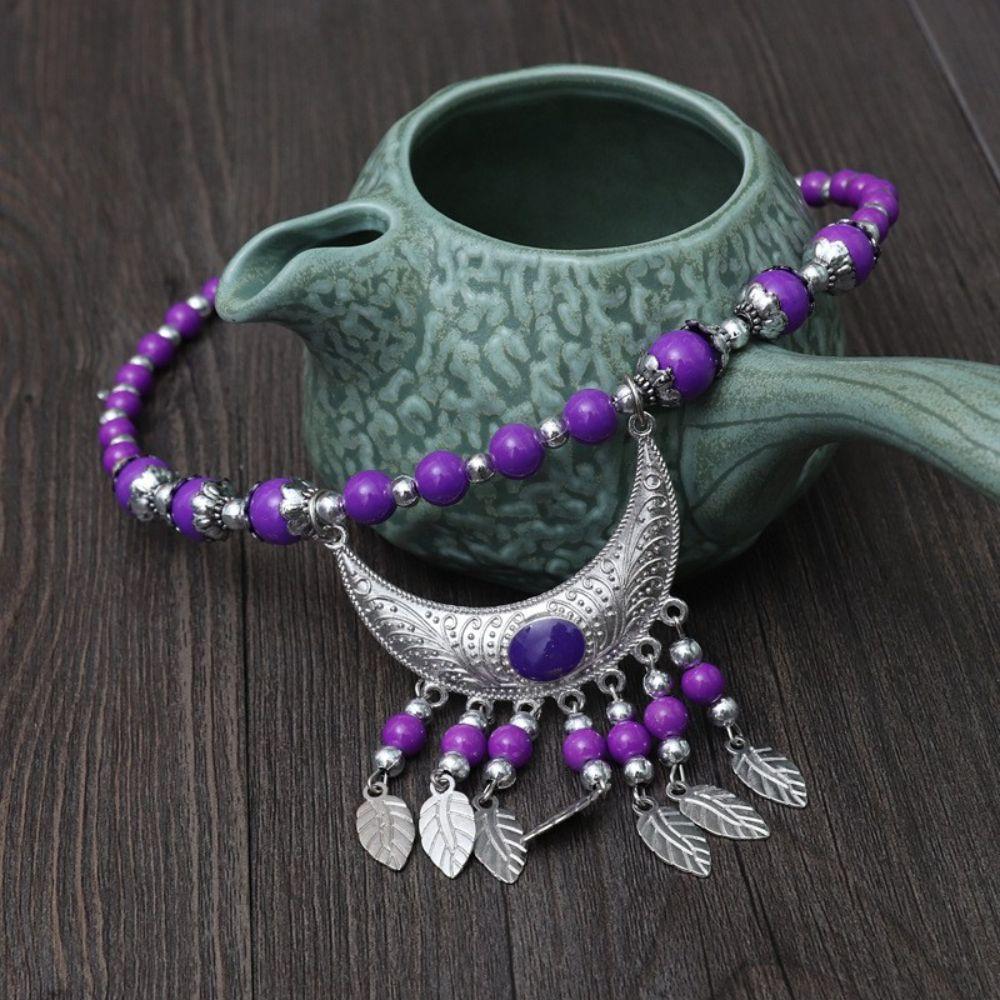 Hairdress Headband National style Forehead Chain Fashion Jewelry Eyebrow Pendant Women Necklace