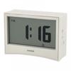 Alarm Clock Radio White Digital Temperature Humidity Calendar Display Timer Included DQD-S01J-7JF 7.1 X 9.6 X 3.6cm