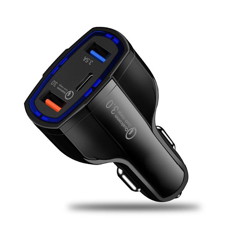 Автомобильное зарядное устройство Pd Usb C, 35 Вт, быстрая зарядка 3,0 Qc3.0, зарядное устройство для телефона типа C, быстрая зарядка для Iphone 13, Xiaomi, Huawei, Samsung, Iphone