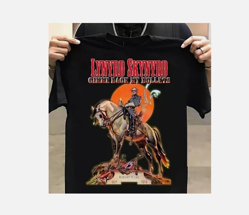 Lynyrd Skynyrd Gimme Back My Bullets T-shirt Tee Unisex Full Size S to 5XL Unisex T-Shirt