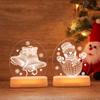 Christmas Night Light Holiday Arrangement Christmas Decoration 3D Lamp Room Table Lamp Led Decoration Light