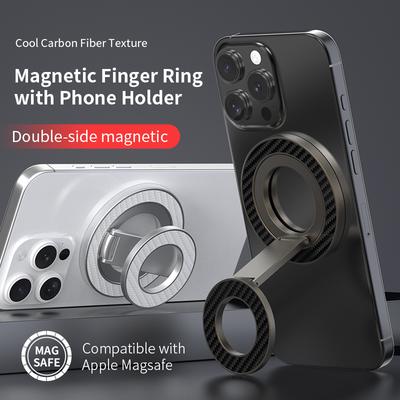Для MagSafe Двусторонний Магнитный Держатель-Кольцо для Телефона Портативная Складная Подставка для Мобильных Телефонов Аксессуары для Телефона Кронштейн для Поддержки Рукоятка