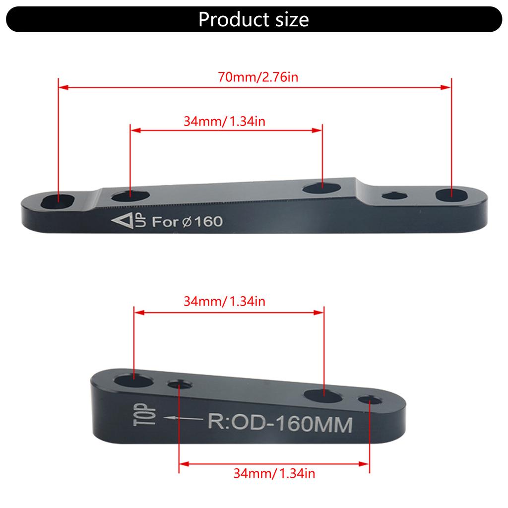 Велосипеды Flat Mount Disc Brake Adapter Set Алюминиевые сплавы Тормозные скобы для шоссейных велосипедов Аксессуары