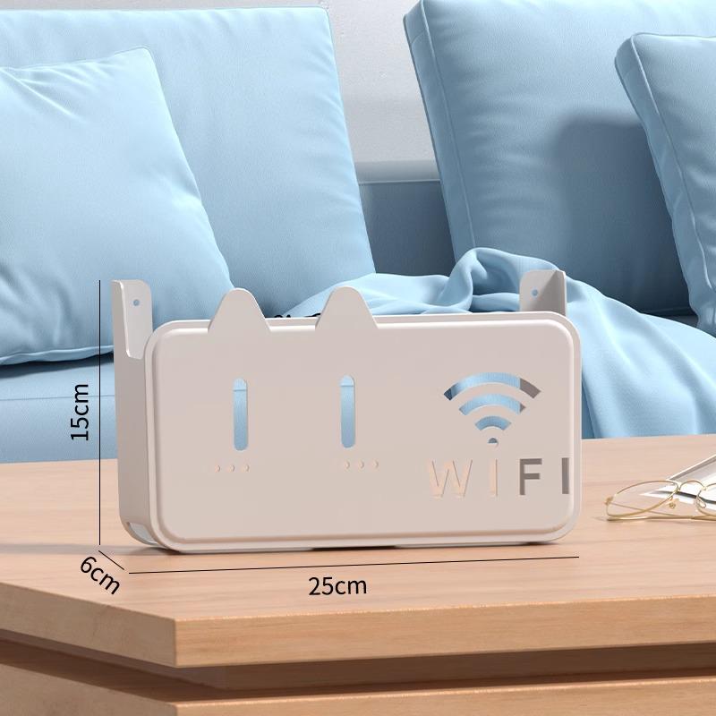 Настенный перфорированный ящик для хранения для WiFi-роутера/ТВ-приставки