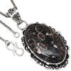 Pendant Turtella Jasper Gemstone Valentine'Day Gift Silver Jewelry 2"