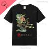 Игровая футболка Dota2 Футболка с принтом героя игры Топ Shadow Fiend Pudge Axe Slardar Sven Wraith King Cent Phoenix Унисекс Одежда