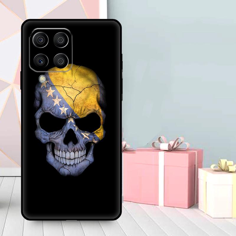 Чехол с флагом Боснии для Samsung Galaxy M36 M12 M52 M06 M16 M56 M33 M15 M55 M31 M13 M14 M53 M32 M35 M34 M54