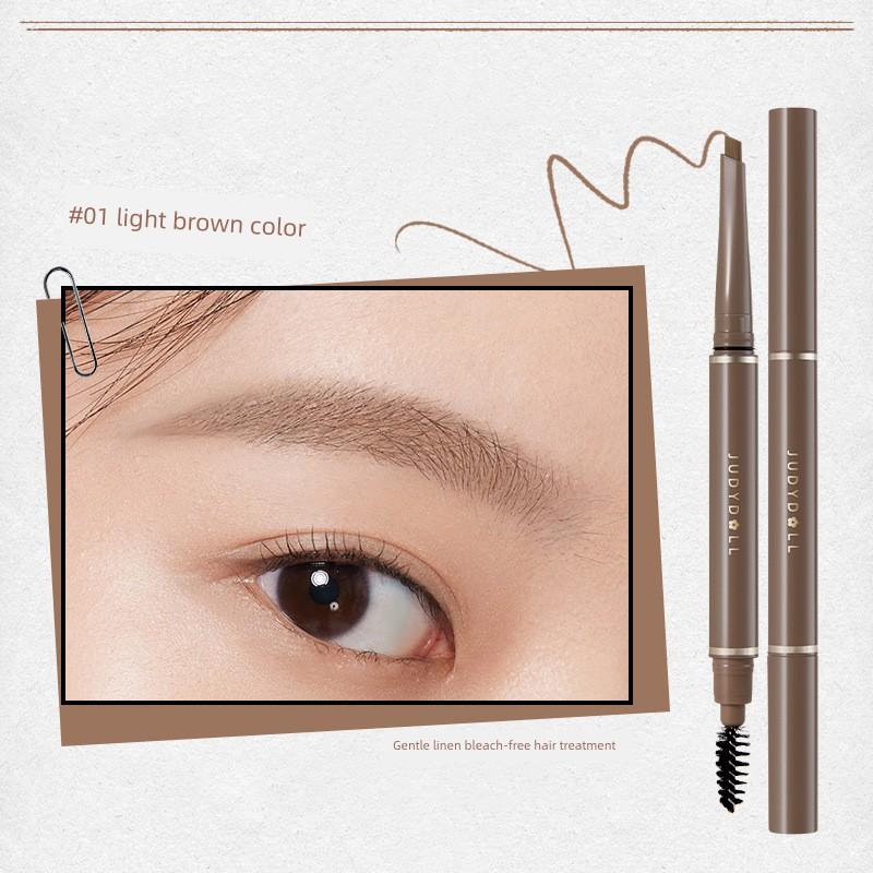 Judydoll Orange Eyebrow Dyeing Cream Waterproof and Long-Lasting Non-Fading Eyebrow Brush Light-Colored Eyebrow Brush Brown for Women