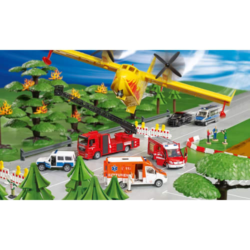 SIKU MAN Rotating Ladder Truck 1:50 Scale, for Ages 3 and Up, SK2114